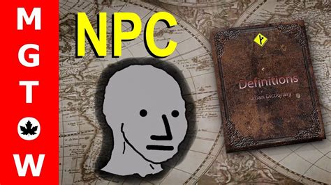 Urban Dictionary: NPC.
